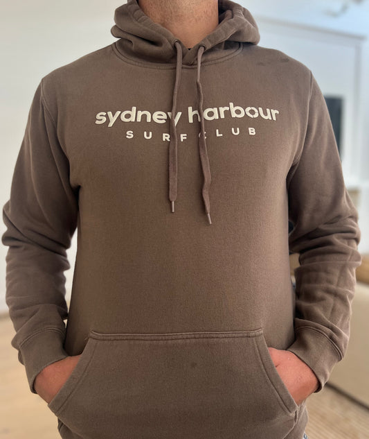 CLASSIC LOGO HOODIE - Walnut loop