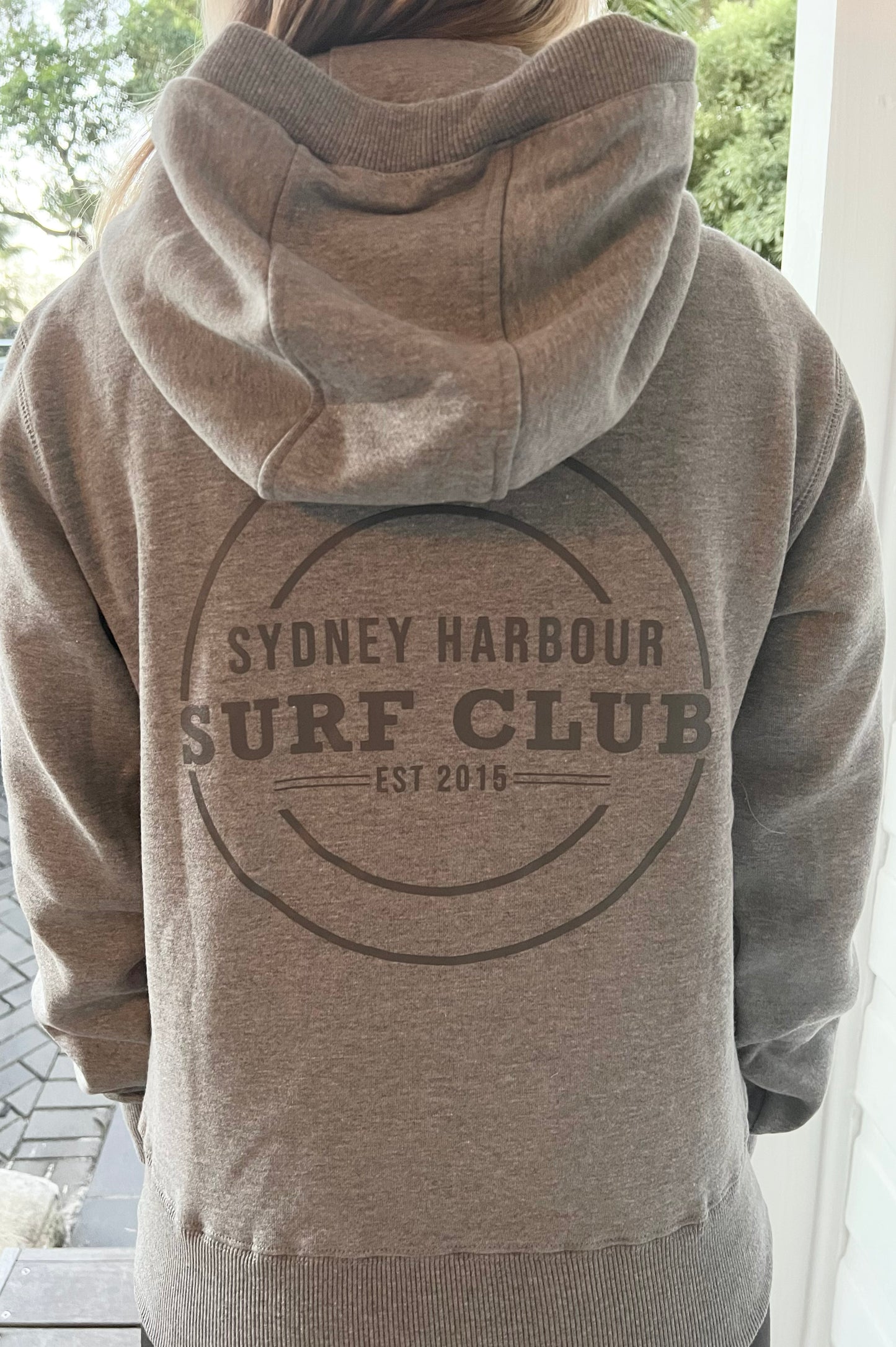 ZIPPER HOODIE GREY - WOMENS