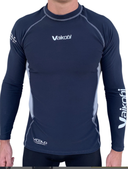 VCOLD FLEX L/S TOP-NAVY - UNISEX