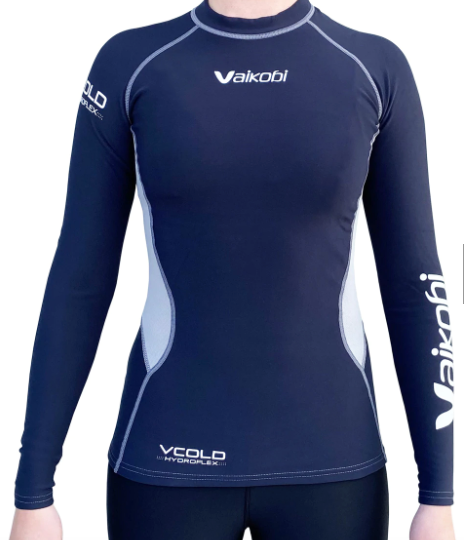VCOLD FLEX L/S TOP-NAVY - UNISEX