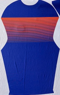 776BC MALE ROYAL BLUE/ORANGE SS