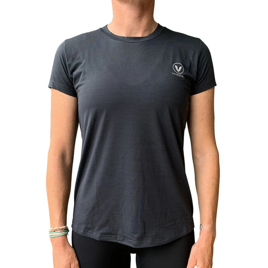 Vaikobi Women's UV Performance Tech Tee - Charcoal