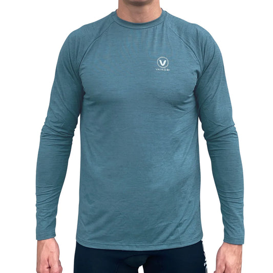 Vaikobi Mens UV Performance L/S Tech Top - Lime