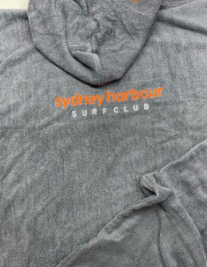 MENS GREY HOODED ROBE