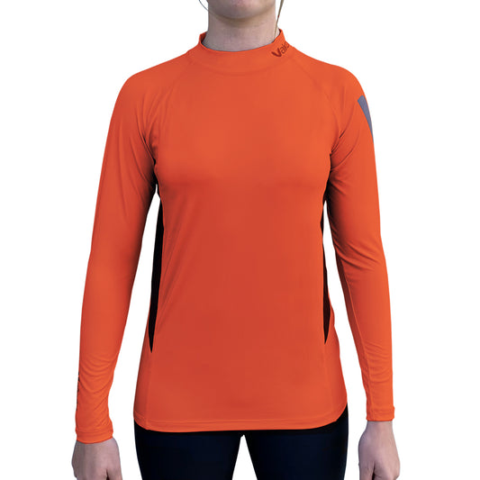 UV LONG SLEEVE RASH TOP - ORANGE