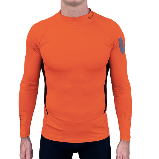 UV LONG SLEEVE RASH TOP - ORANGE