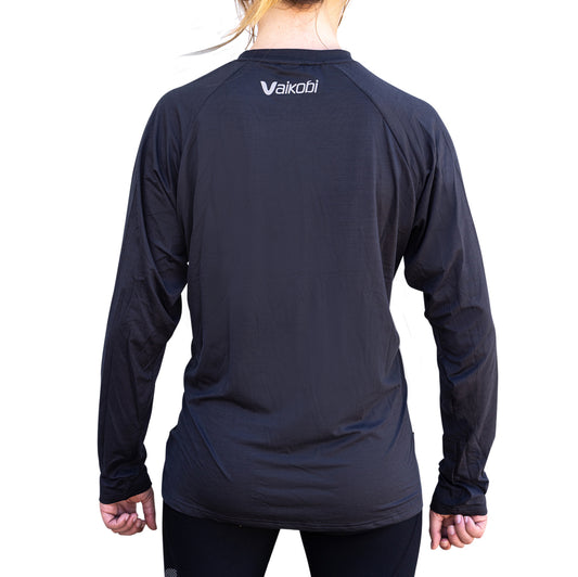 MENS UV PERFORMANCE L/S TECH TEE- CHARCOAL