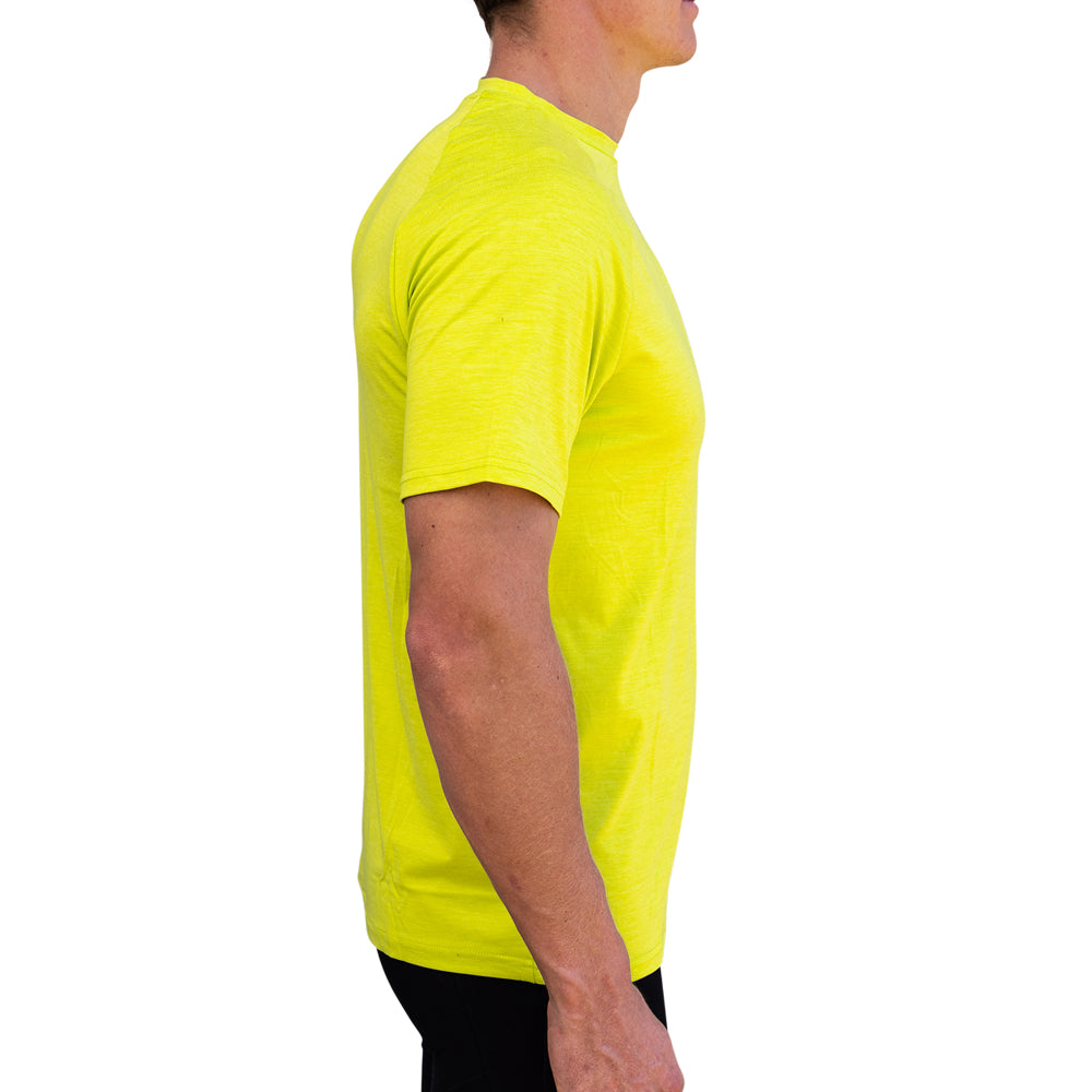 MENS UV PERFORMANCE S/S TECH TEE- LIME