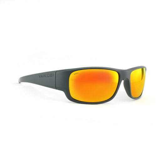 SORRENTO POLARIZED SUNGLASSES (GREY/ORANGE)