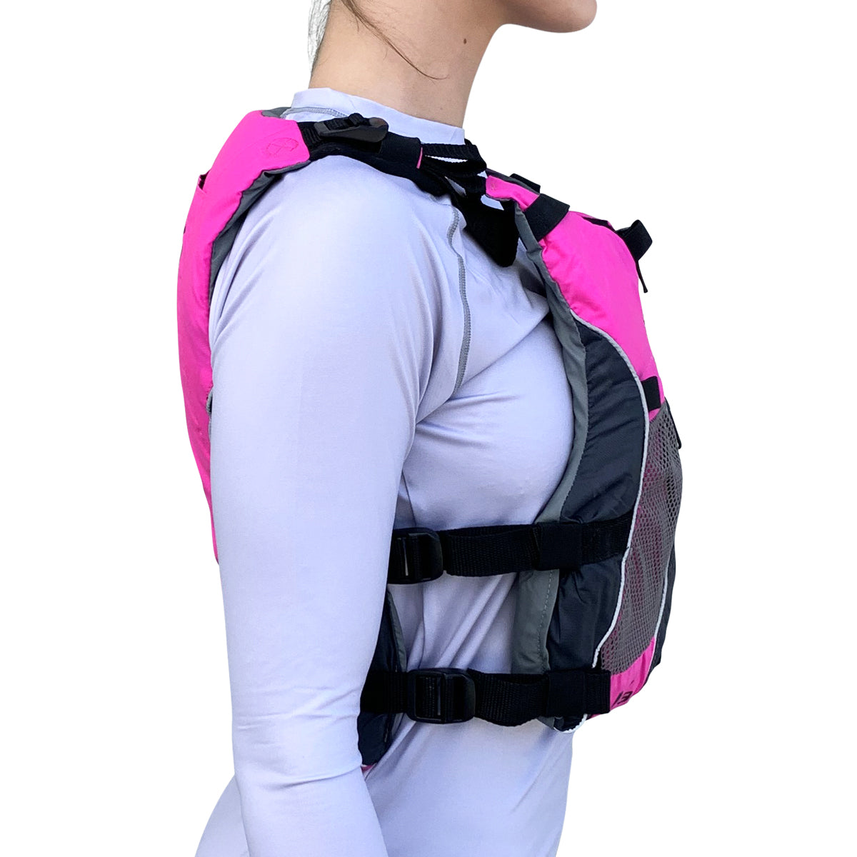 V3 OCEAN RACING PFD LIFE JACKET - PINK/GREY