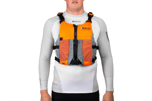 V3 OCEAN RACING PFD LIFE JACKET - ORANGE/GREY