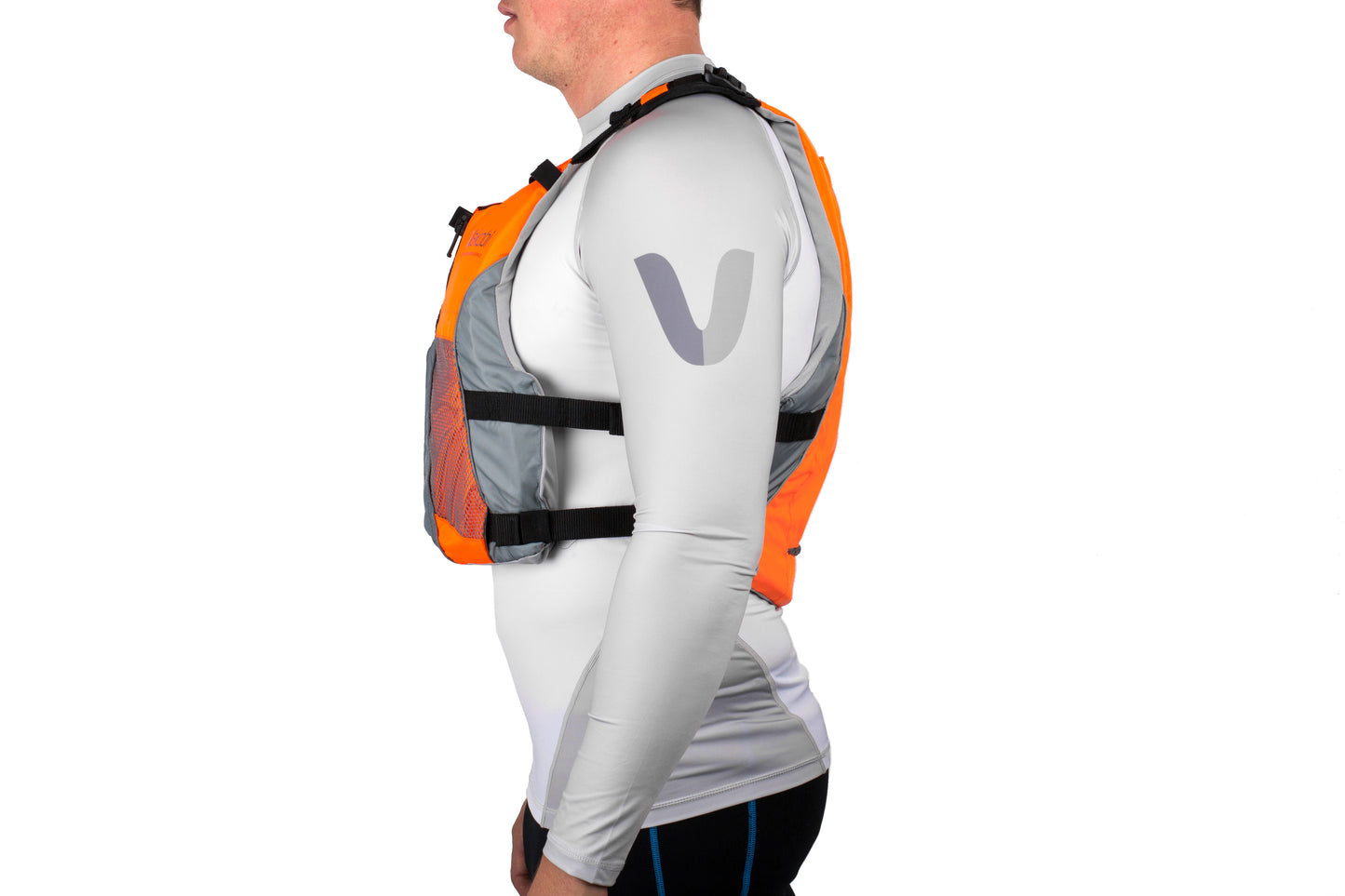 V3 OCEAN RACING PFD LIFE JACKET - ORANGE/GREY