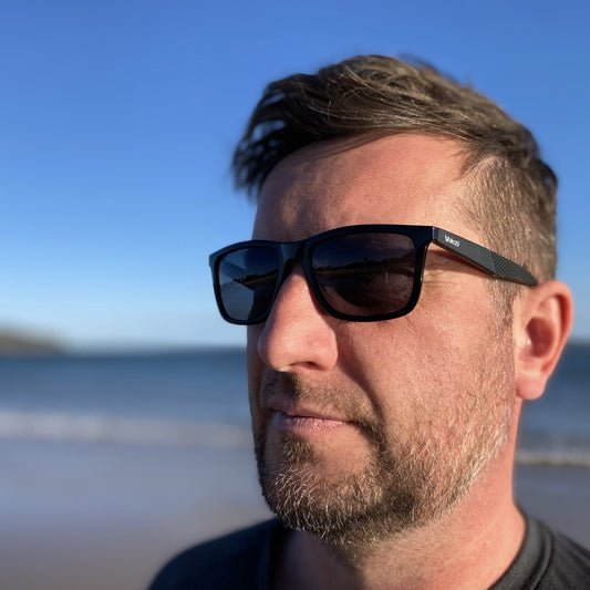 VIENTO POLARIZED SUNGLASSES (BLACK/SMOKE)