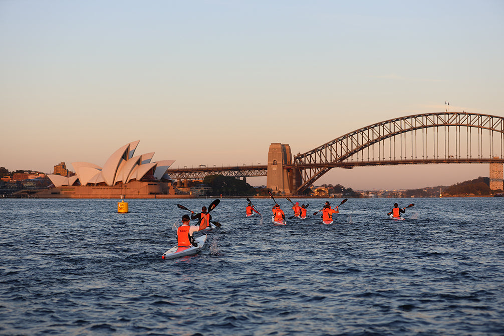 Surf ski lessons Sydney Harbour — start with 3 sessions for $35