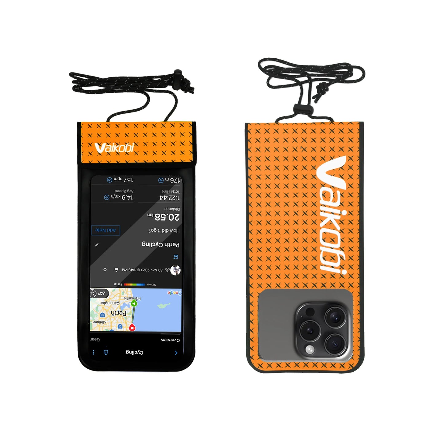 Vaikobi WATERPROOF PHONE CASE - HIGH VIS ORANGE