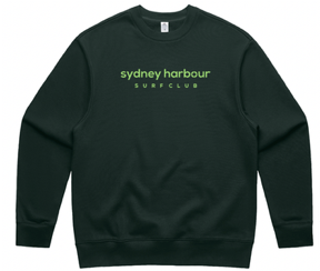 PINE GREEN CREW green puff
