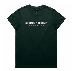 PINE GREEN w PINK LOGO - female