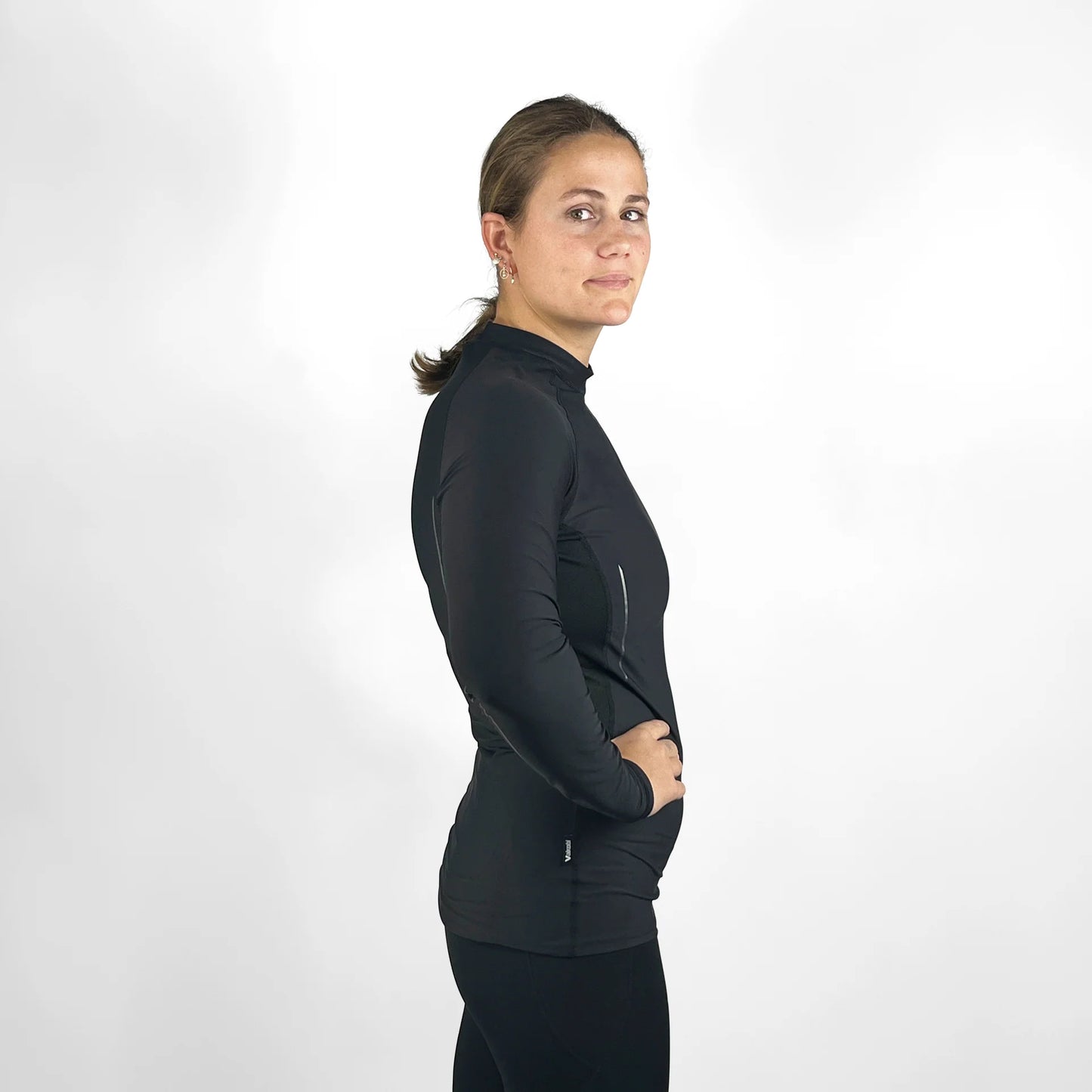 VCOLD BASE LAYER LONG SLEEVE TOP - BLACK - UNISEX