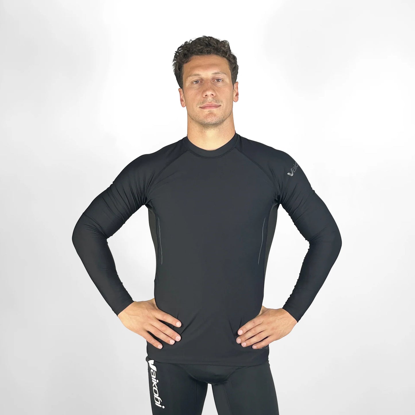 VCOLD BASE LAYER LONG SLEEVE TOP - BLACK - UNISEX