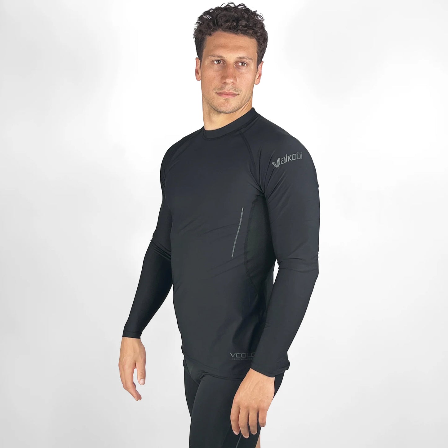 VCOLD BASE LAYER LONG SLEEVE TOP - BLACK - UNISEX