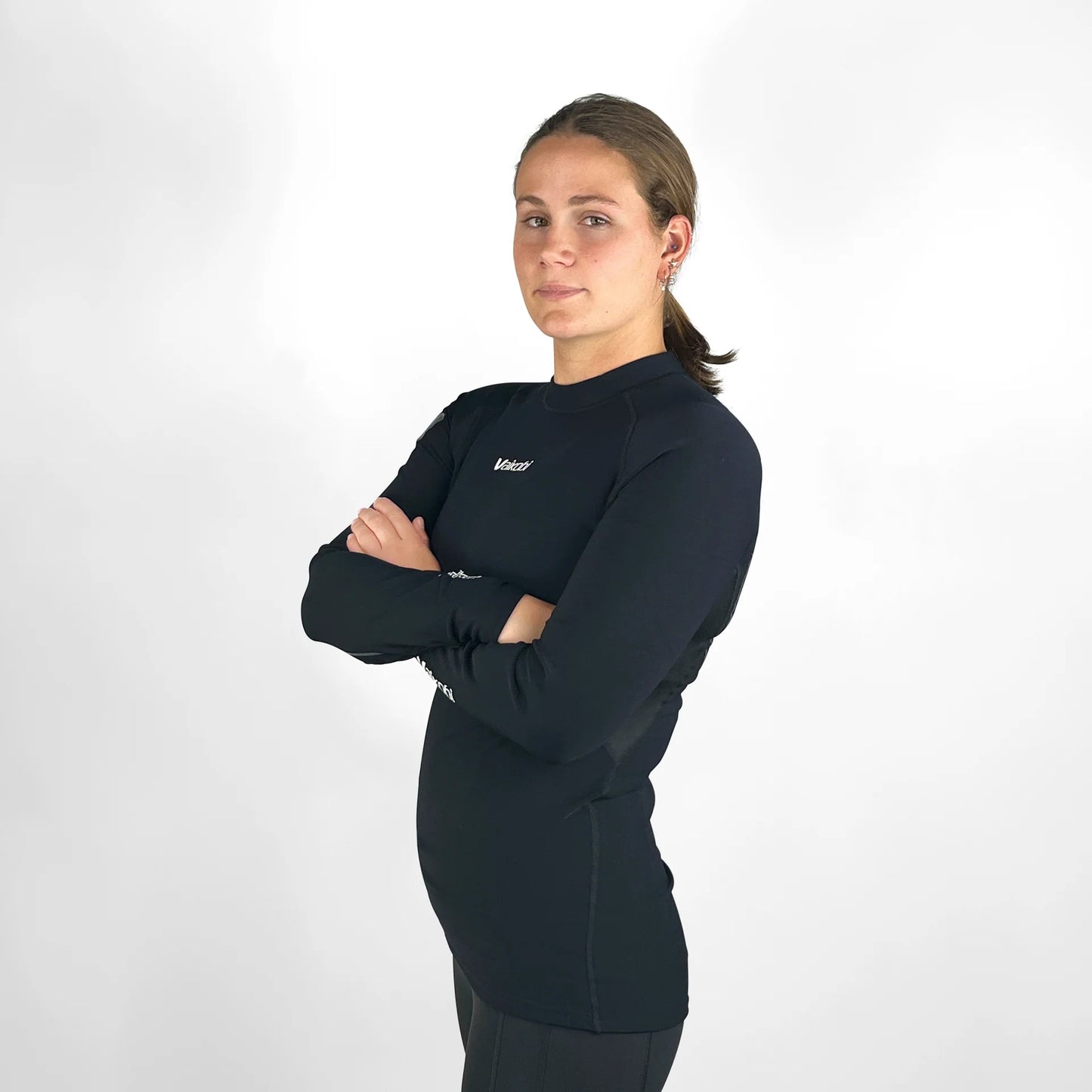 VCOLD BASE LAYER LONG SLEEVE TOP - BLACK - UNISEX