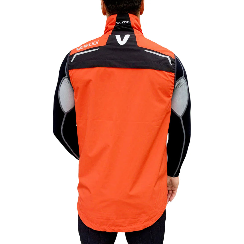VDRY LIGHTWEIGHT 1/2 ZIP VEST - ORANGE
