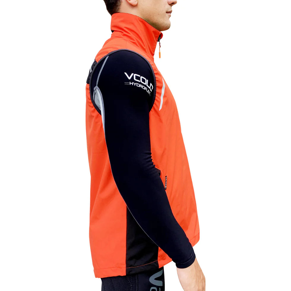 VDRY LIGHTWEIGHT 1/2 ZIP VEST - ORANGE