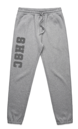 MENS TRACK PANTS - GREY MARLE